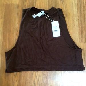 Avocado cropped tank